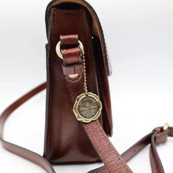 Patricia Nash Lari Crossbody Bag British Tan Vintage Veg Tan Leather P170333 - Picture 4 of 15